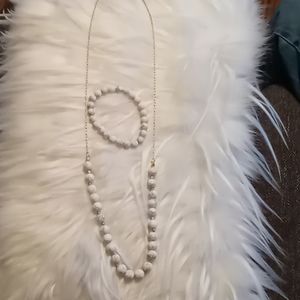 Necklace and bracelet
